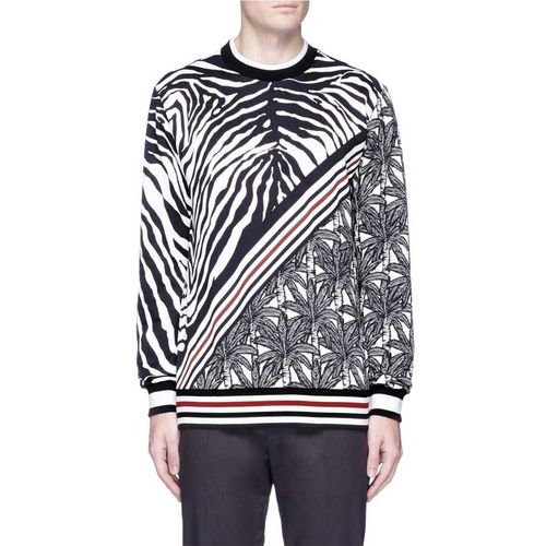 Áo Nỉ Nam Dolce & Gabbana D&G Zebra & Palm Tree Sweatshirt Size 44-2