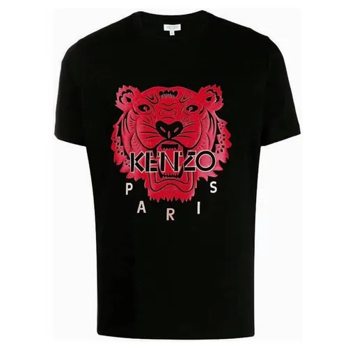 Áo Phông Kenzo Tiger T-shirt Đen Hổ Đỏ