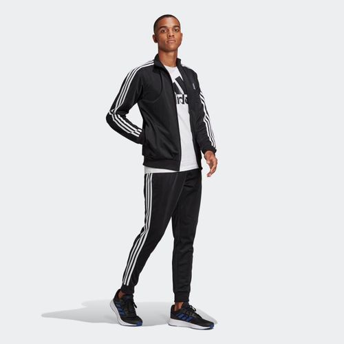 Bộ Thể Thao Adidas Primegreen Essentials 3-Stripes Track Suit GK9651 Màu Đen Size S-7