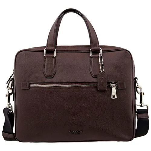 Túi xách Coach Cặp xách tay - Cặp Xách Tay Coach Nam Oxblood Kennedy Brief 55567 SVOXB Màu Nâu - Vua Hàng Hiệu