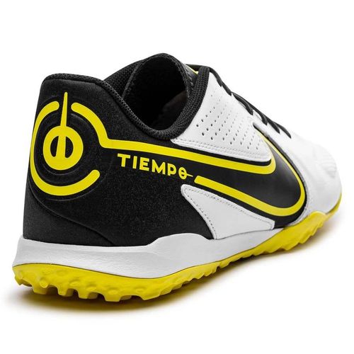 Giày Đá Bóng Nike Tiempo Legend 9 Academy TF  DA1191-107 Trắng/Đen/Vàng-2