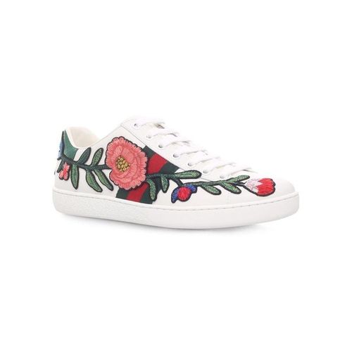 Giày Gucci Ace Floral Sneakers Màu Trắng Size 41-4