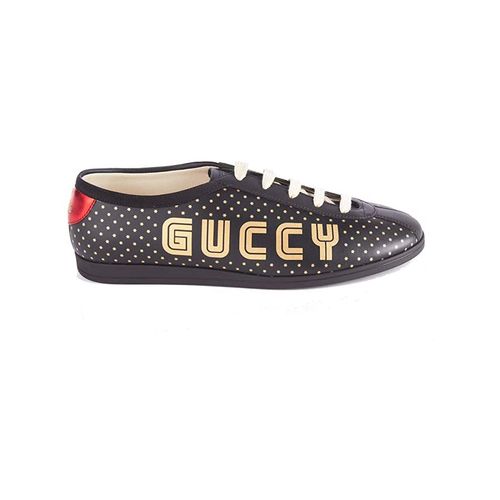 Giày Gucci Men's Guccy Falacer Sneaker Black Gold Stars Shoes Size 40.5-3