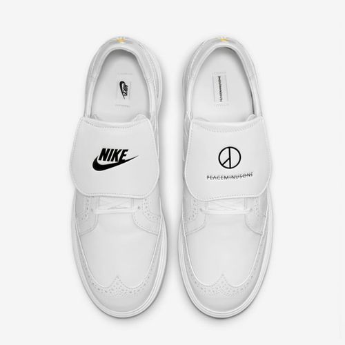 Giày Sneaker Nam Nike Kwondo 1 G-Dragon Peaceminusone ‘Triple White’ DH2482-100 Màu Trắng-2