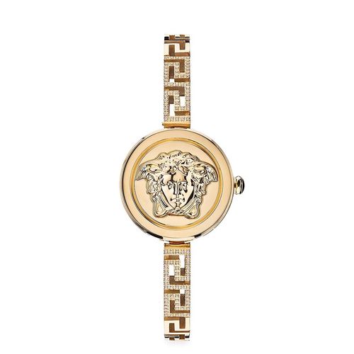 Đồng Hồ Nữ Versace Womens Medusa Secret IP Yellow Gold 25mm Bracelet Fashion Watch