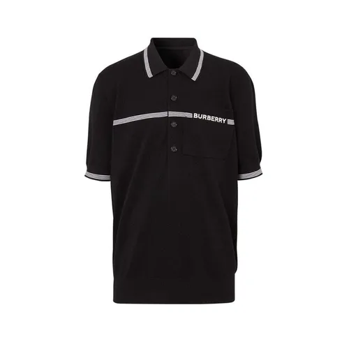 Áo Polo Burberry Polo Shirts You Can'T Miss Màu Đen Size XS - Thời trang - Vua Hàng Hiệu