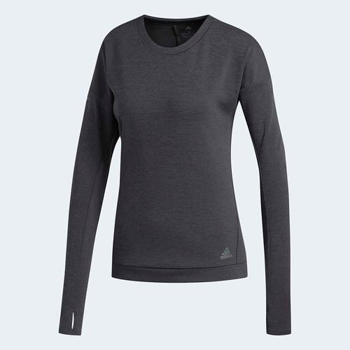 Áo Dài Tay Nữ Adidas Run Cru Sweatshirt DQ1923 Màu Xám Size S