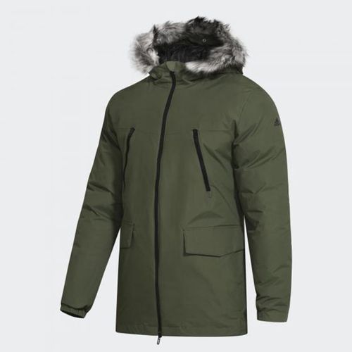 Áo Khoác Adidas Faux Fur Padded CF0881 Màu Xanh Lục Size M