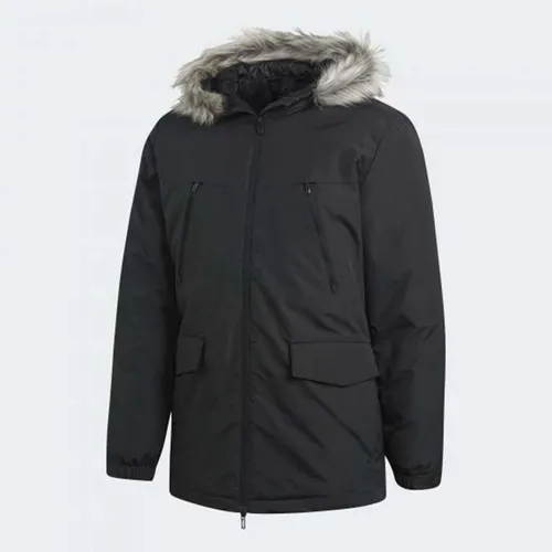 Áo Khoác Adidas Hooded Parka Jacket Faux Fur CF0879 Màu Đen Size L