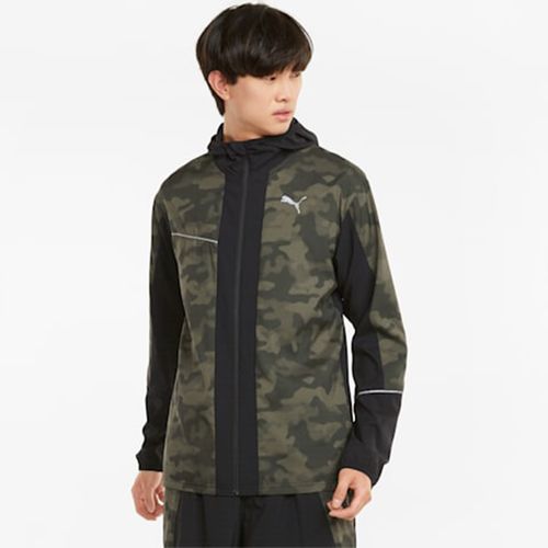 Áo Khoác Puma Graphic Hooded Men’s Running Jacket Màu Đen Xám Size L-4