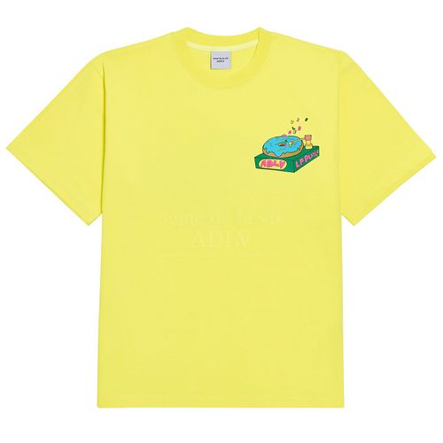 Áo Phông Acmé De La Vie  ADLV Tshirt Embo Record Donut Yellow Màu Vàng