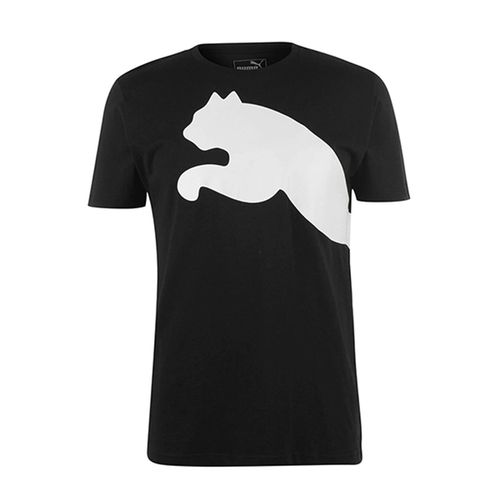 Áo Thun Puma Mens Black White Big Cat Short Sleeve Crew Neck Tee T-Shirt Màu Đen Size M
