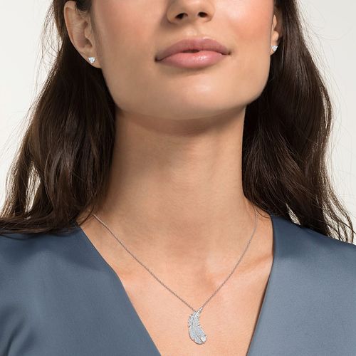 Dây Chuyền Swarovski Collections Nice Necklace, White, Rhodium Plated 5482914-4
