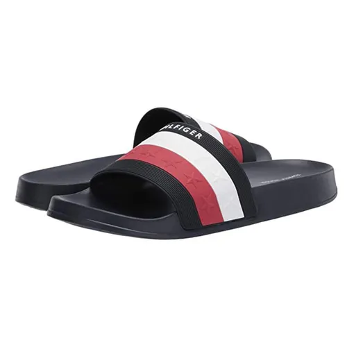 Dép Tommy Hilfiger Dulce2 Dark Blue Phối Màu Size 39