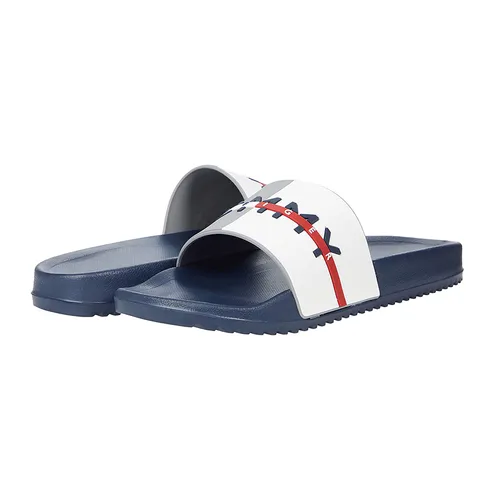 Dép Tommy Hilfiger - Dép Tommy Hilfiger Rafael Màu Xanh Navy/Trắng/Xám Size 43 - Vua Hàng Hiệu