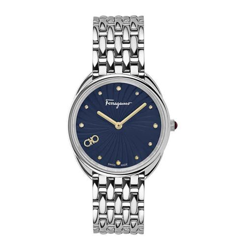 Đồng Hồ Nữ Salvatore Ferragamo Cuir Bracelet Watch 34mm