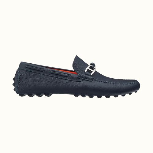 Giày Lười Hermès Alessandro Loafer Màu Xanh Navy Size 39-1