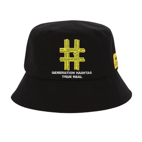 Mũ Beentrill Bucket Hashtag Màu Đen-2
