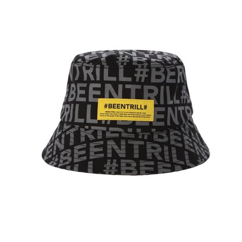Mũ Beentrill Unisex Street Style Bucket Hats Wide-Brimmed Màu Đen Size 57-1