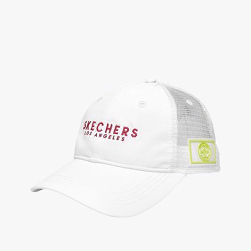 Mũ Skechers Bóng Chày Phối Logo Thời Trang Màu Trắng-4