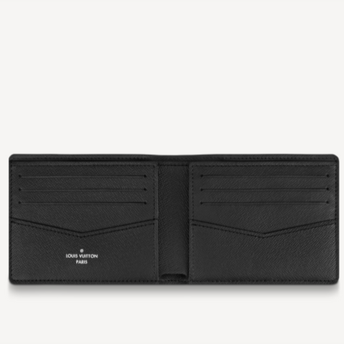 Ví Nam Louis Vuitton LV 1 Ngăn Slender Wallet M80906 Màu Xám-2