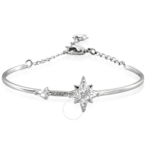 Vòng Đeo Tay Swarovski Symbolic Bangle, White, Rhodium Plated 5511401 - Trang sức - Vua Hàng Hiệu