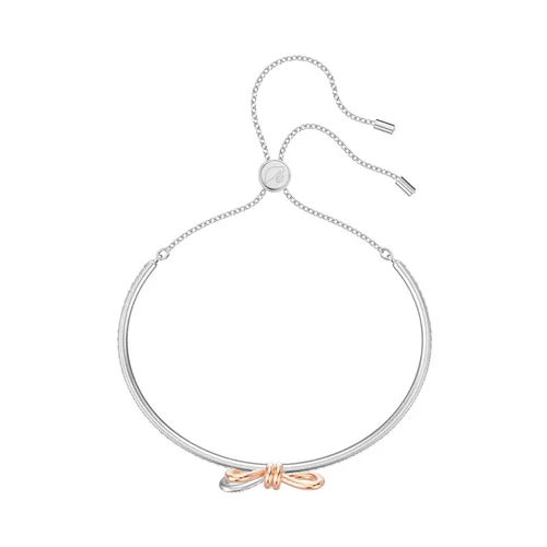 Vòng Đeo Tay Nữ Swarovski Lifelong Bow Bileklik Beyaz Karısık Metal 5447079 Màu Bạc