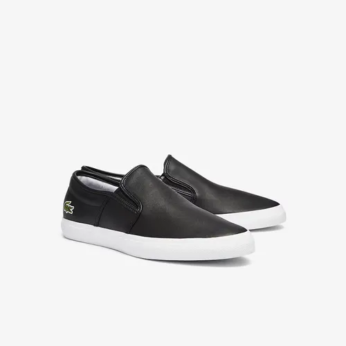 Giày Slip-Ons Lacoste Men's Tatalya Leather 37CMA0093-312 Màu Đen Size 42.5
