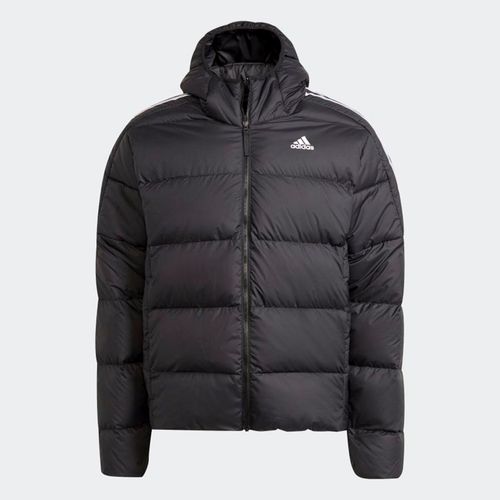 Áo Khoác Lông Vũ Adidas Essentials Midweight Down Hooded Jacket Black GT9141 Màu Đen Size M-1