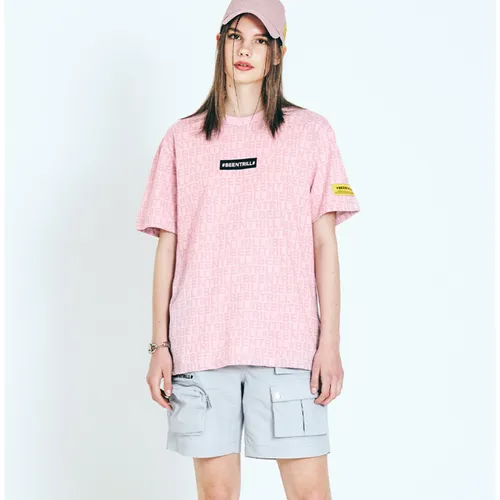 Thời trang Beentrill - Áo Phông Beentrill Monogram Comfort Fit Short Sleeve T-Shirt Màu Hồng Size S - Vua Hàng Hiệu