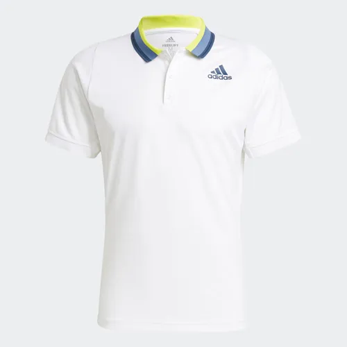 Thời trang Áo Polo Vải cao cấp Đức - Áo Polo Adidas Tennis Freelift Primeblue Heat.Rdy Polo GP5736 Màu Trắng Size M - Vua Hàng Hiệu