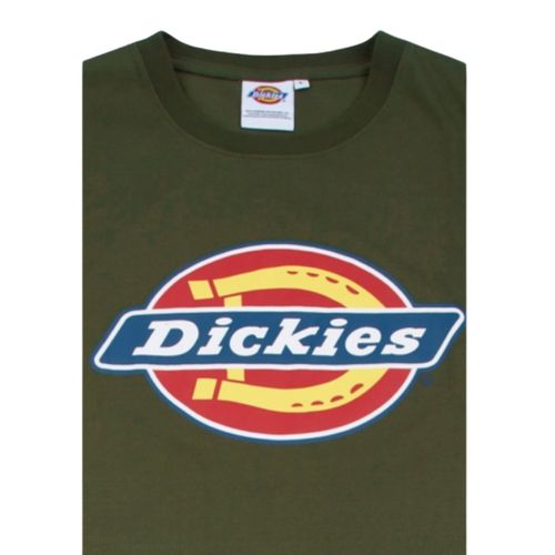 Áo Thun Dickies Classic Logo Print Short Sleeve Military Green DK008732MGR-2