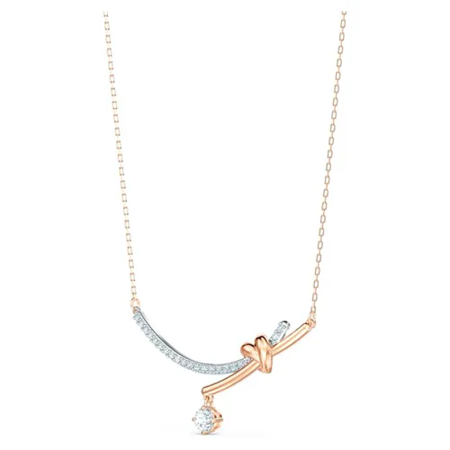 Dây Chuyền Swarovski Lifelong Heart Necklaceheart, White, Mixed Metal Finish