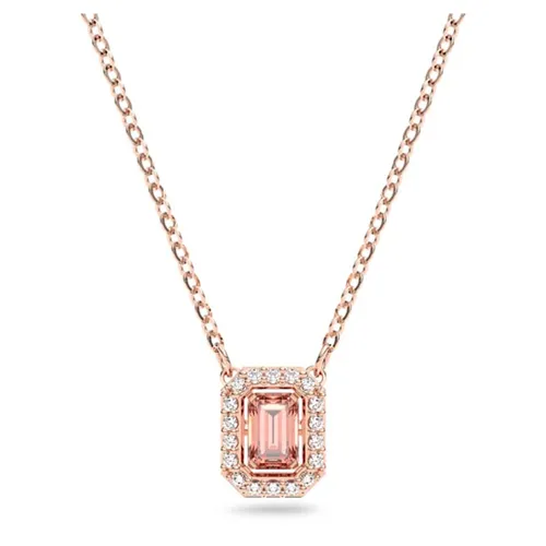 Dây Chuyền Swarovski Millenia Necklace Octagon Cut Swarovski Zirconia, Pink, Rose-Gold Tone Plated 5614933