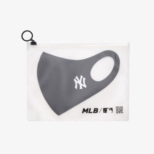 Khẩu Trang MLB Small Logo Color Mask New York Yankees Black 32ETM2011 Màu Đen Size L-5
