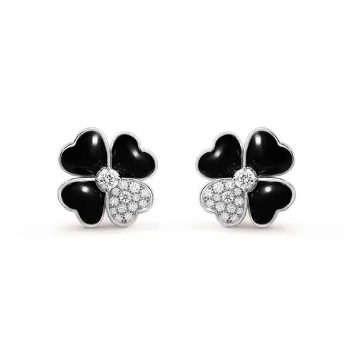 Khuyên Tai Jewery Luxury Floral Earrings
