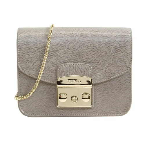Túi Đeo Chéo Furla Metropolis Mini Crossbody 1033990 Màu Xám - Túi xách - Vua Hàng Hiệu