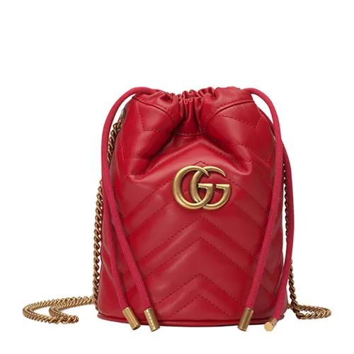Túi xách - Túi Đeo Chéo New Gucci Gg Marmont 575163 DTDRT 6433 Crossbody Màu Đỏ - Vua Hàng Hiệu