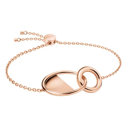 Trang sức Calvin Klein Vòng đeo tay - Vòng Đeo Tay Calvin Klein CK Locked Bracelet KJ8GPB100100 Vàng Hồng - Vua Hàng Hiệu