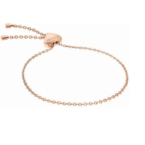 Trang sức Calvin Klein Vòng đeo tay - Vòng Đeo Tay Calvin Klein CK Side Bracelet KJ5QPB100200 Vàng Hồng - Vua Hàng Hiệu