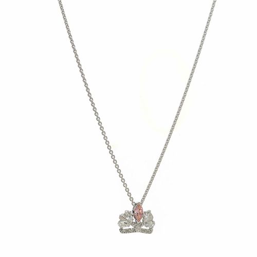 Swarovski Crystal Rose Pink AB Heart Pendant Necklace Sterling - Etsy