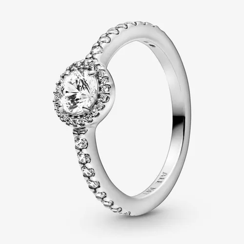 Nhẫn Nữ Pandora Classic Sparkle Halo Ring Màu Bạc
