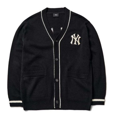 Áo Cardigan MLB Basic Cardigan New York Yankees 3AKT00114-50BKS Size S
