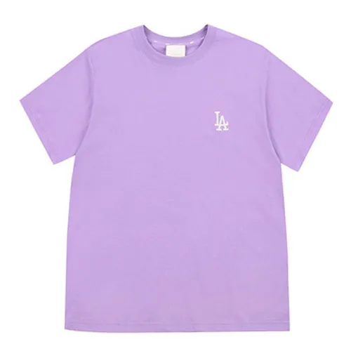 Thời trang - Áo Phông MLB Mono Mega-Logo Overfit LA Dodgers Purple Tshirt Size M - Vua Hàng Hiệu