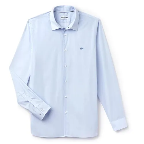Áo Sơ Mi Lacoste Men's Shirt CH0433-J2G Màu Xanh Nhạt Size 41