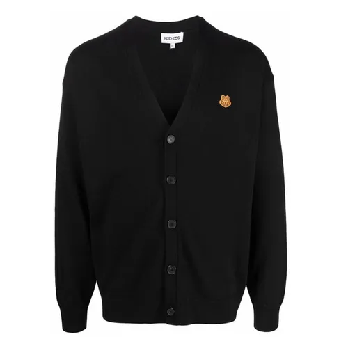 Áo Cardigan Kenzo Tiger-Motif Cardigan Màu Đen Size M
