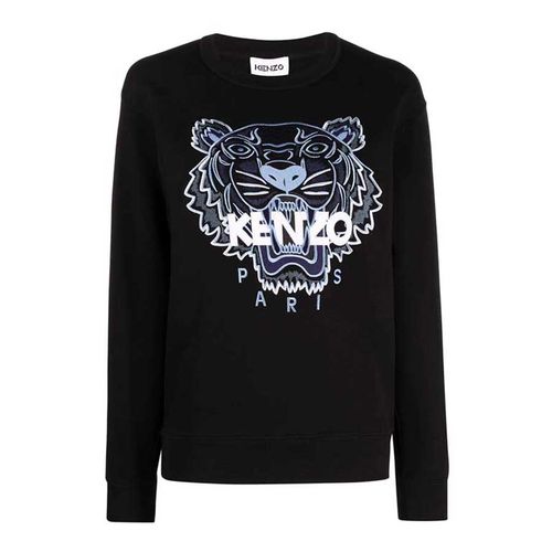 Áo Nỉ Kenzo Embroidered Tiger Logo Sweatshirt Màu Đen Size S