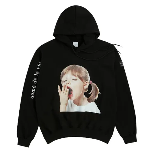 Áo Hoodie Acmé De La Vie ADLV Baby Face Yawn Màu Đen - Thời trang - Vua Hàng Hiệu