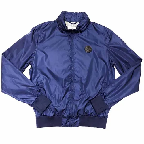 Áo Khoác Bomber Gucci Jacket Màu Xanh Navy Size 46