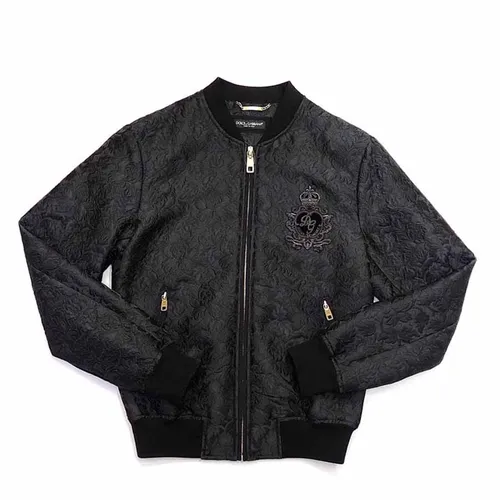 Áo Khoác Bomber Jacket Dolce & Gabbana D&G Màu Đen Size 48 - Thời trang - Vua Hàng Hiệu